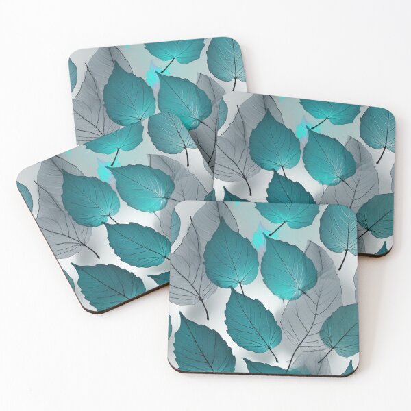 Item preview, Hand-Drawn Abstract Leaf Seamless Pattern designed and sold by hjian8219.