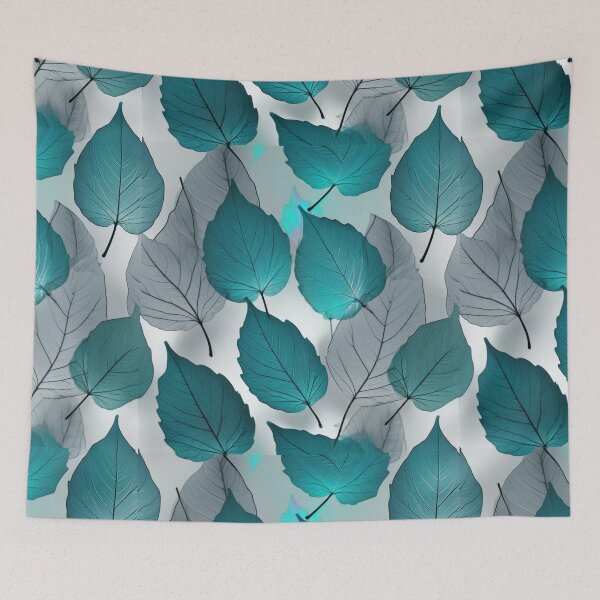 Item preview, Hand-Drawn Abstract Leaf Seamless Pattern designed and sold by hjian8219.