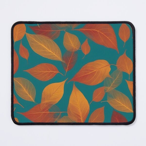 Item preview, Hand-Drawn Abstract Leaf Seamless Pattern designed and sold by hjian8219.