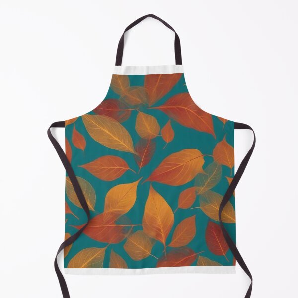 Item preview, Hand-Drawn Abstract Leaf Seamless Pattern designed and sold by hjian8219.