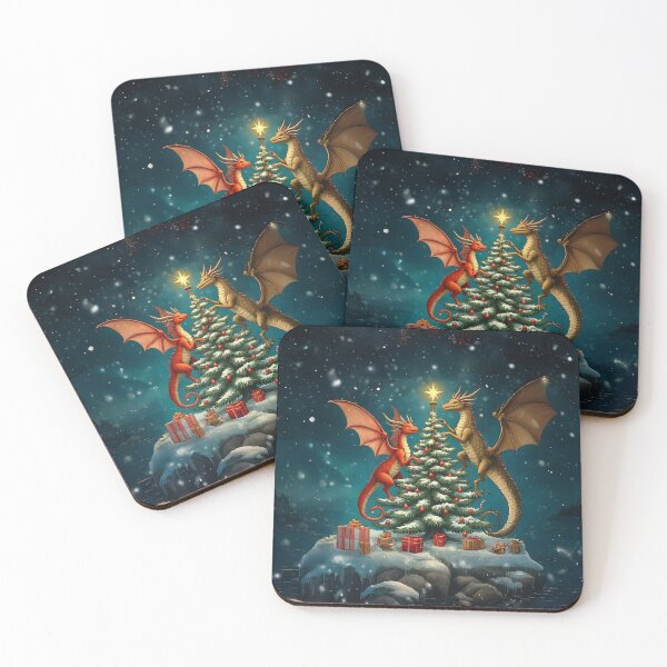 Item preview, Dragon Christmas Tree designed and sold by Christine "Xine" Segalas.