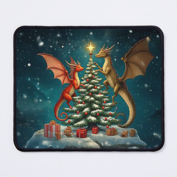 Item preview, Dragon Christmas Tree designed and sold by Christine "Xine" Segalas.