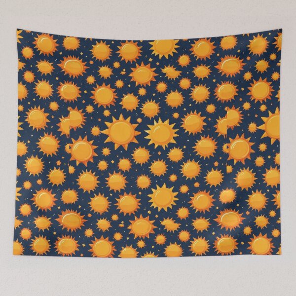 Item preview, Flat Design Sun Pattern designed and sold by hjian8219.