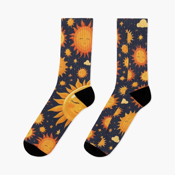 Item preview, Flat Design Sun Pattern designed and sold by hjian8219.
