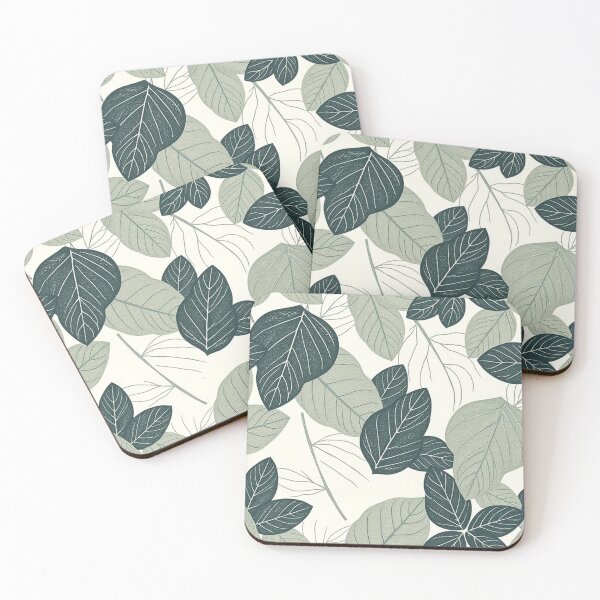 Item preview, Hand-Drawn Abstract Leaf Seamless Pattern designed and sold by hjian8219.