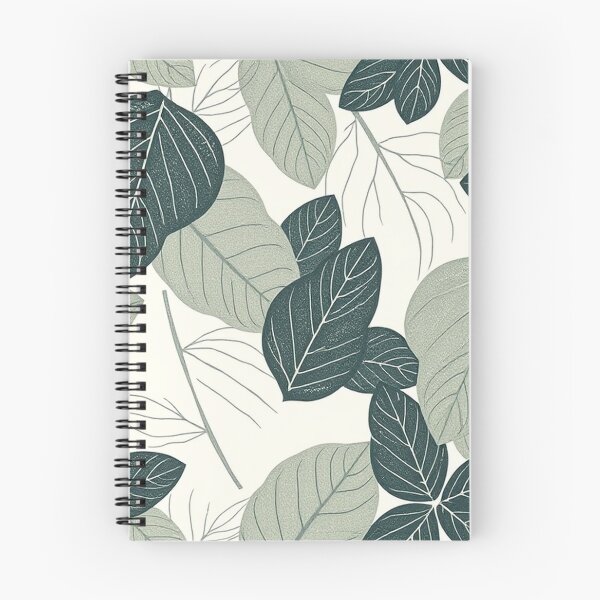 Item preview, Hand-Drawn Abstract Leaf Seamless Pattern designed and sold by hjian8219.