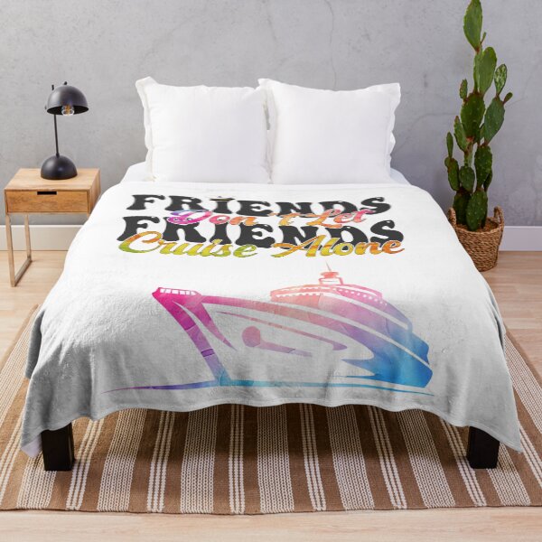 Item preview, Friends Don't Let Friends Cruise Alone Tie Dye - Cruise Vacation designed and sold by Smix Pixels.