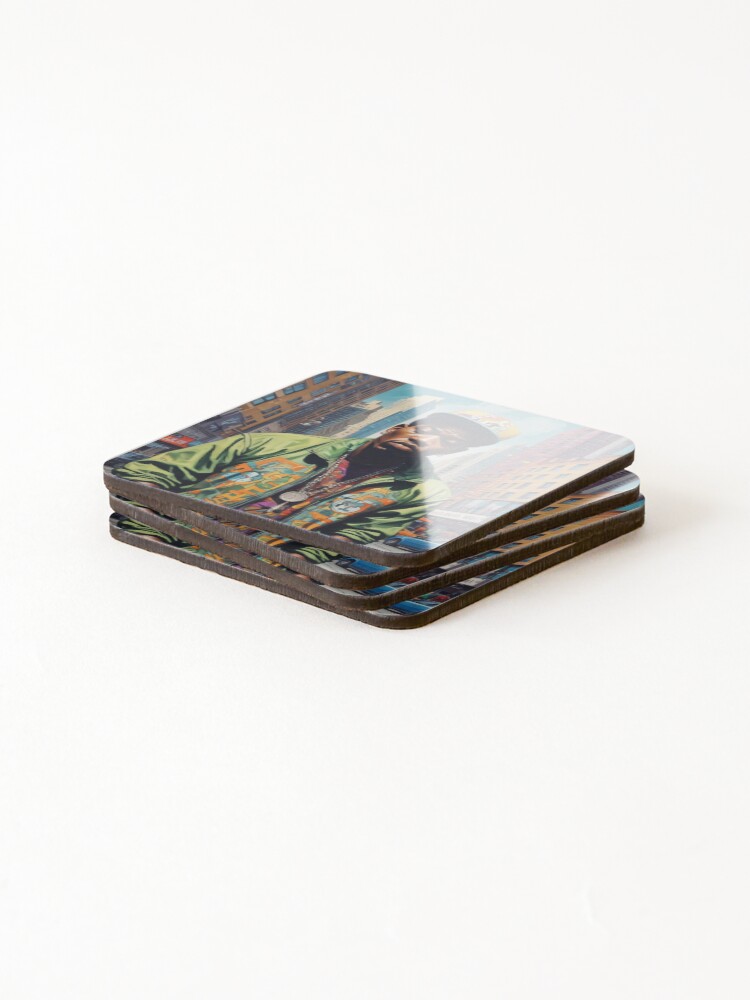 Thumbnail 4 of 5, Coasters (Set of 4), Urban Flow designed and sold by S-R-TDesign.