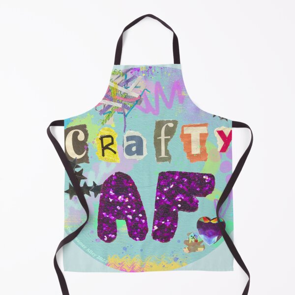Item preview, Crafty AF Mixed Media Collage designed and sold by Daydreamer Alley.