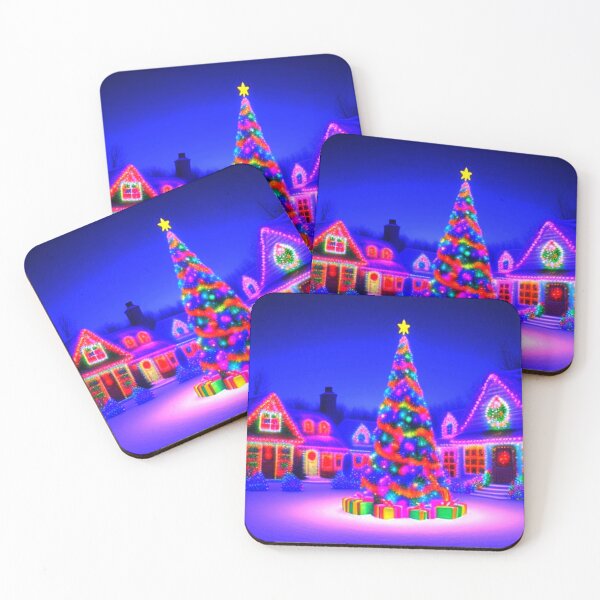 Item preview, Vintage Neon Christmas Holiday Art designed and sold by TheDarkWardrobe.