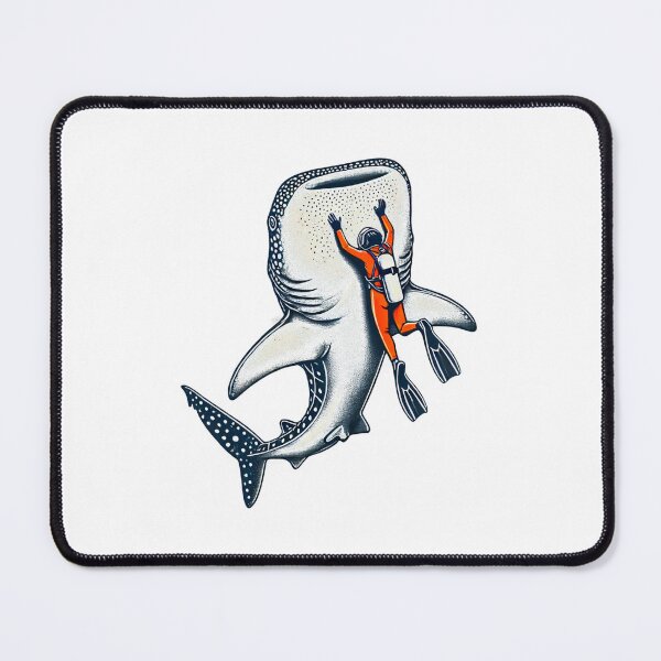 Item preview, whale shark, diver, whale animals designed and sold by Wildlife and marine life.