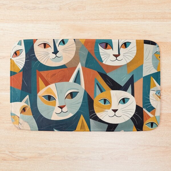 Item preview, Whimsical Cat Art designed and sold by NacreArt.