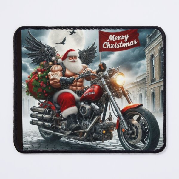 Item preview, Muscle Biker Santa designed and sold by Jurand  Creations.