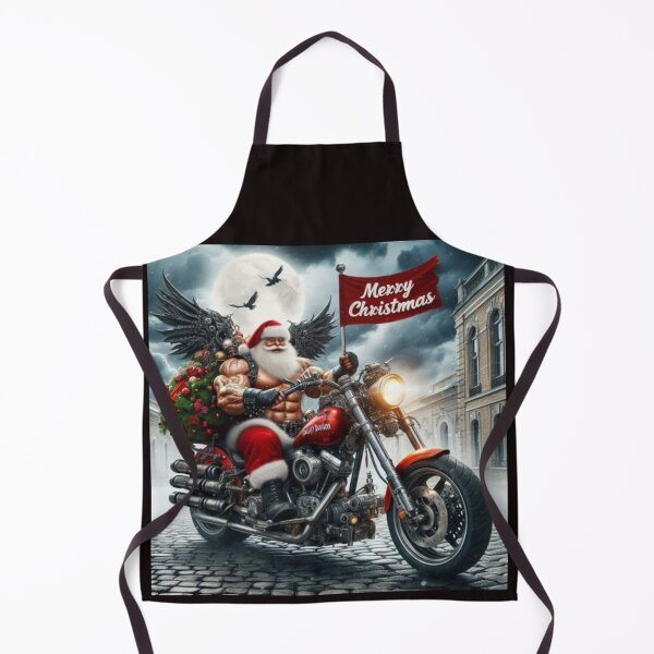 Item preview, Muscle Biker Santa designed and sold by Jurand Creations.