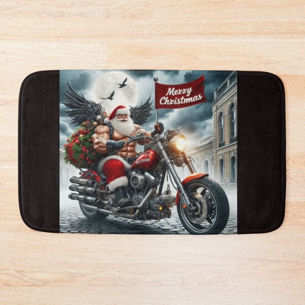 Item preview, Muscle Biker Santa designed and sold by Jurand  Creations.
