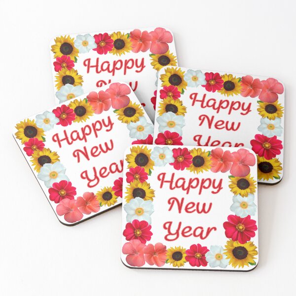 Item preview, Happy new year : Flower designed and sold by VeenyOcicat.