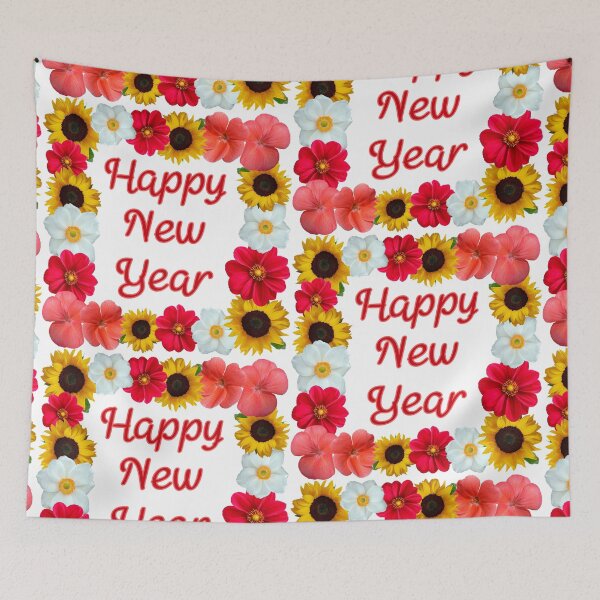 Item preview, Happy new year : Flower designed and sold by VeenyOcicat.