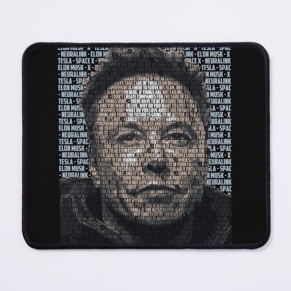 Artikelvorschau, Elon Musk Typografie-Porträt entworfen und verkauft von Enea Kelo.