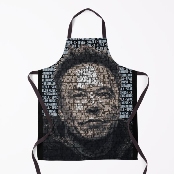 Item preview, Elon Musk Typography Portrait designed and sold by Enea Kelo.