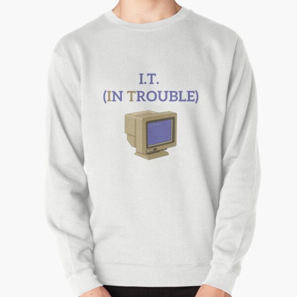 Item preview, In Trouble: IT Humor Design designed and sold by MarijasCrafts.