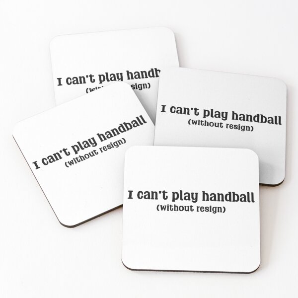 Item preview, I Can't Play Handball Without Resin - Funny Handball Design designed and sold by JarhDesign.