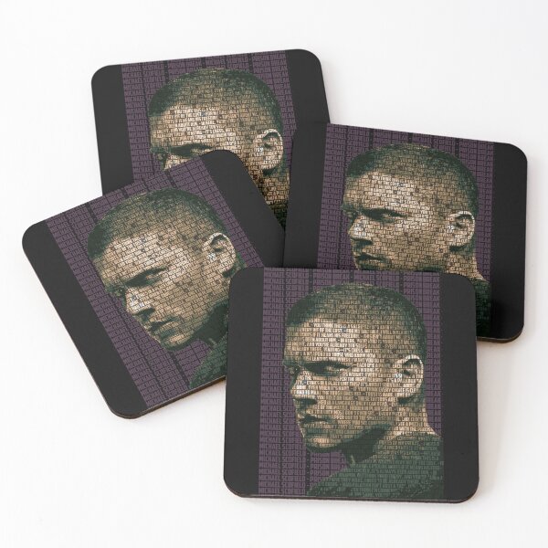 Item preview, Michael Scofield Typographic Mosaic Poster designed and sold by Enea Kelo.