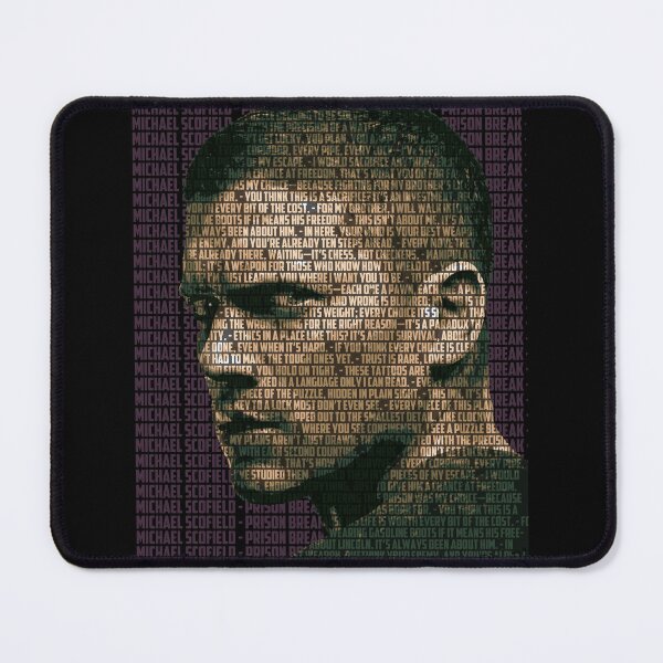 Item preview, Michael Scofield Typographic Mosaic Poster designed and sold by Enea Kelo.