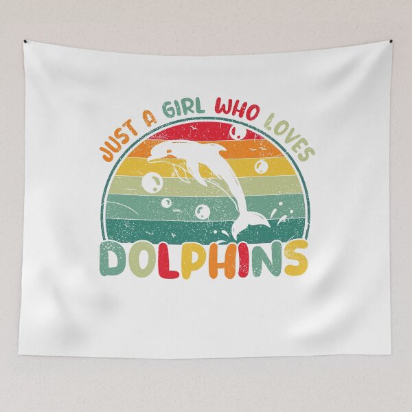 Item preview, Dolphin Funny Just a Girl Who Loves Dolphins designed and sold by REDDLINE.