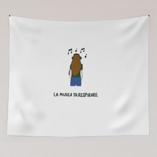 Item preview, La musica fa respirare designed and sold by FedeMu.