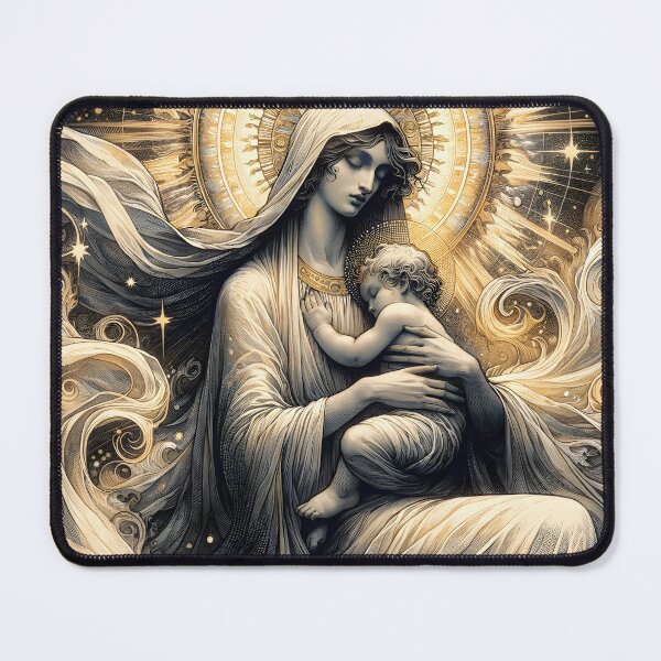 Item preview, Celestial Madonna and Child designed and sold by ArtPrintsUSA.
