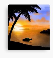 Message In A Bottle Canvas Print