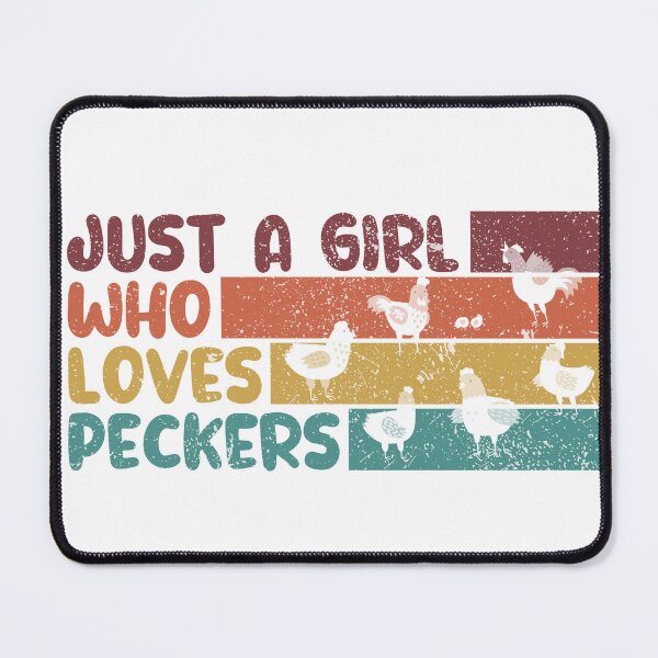 Item preview, Peckers Just a girl who loves Peckers Retro Vintage Chicken Lover Funny Saying designed and sold by REDDLINE.