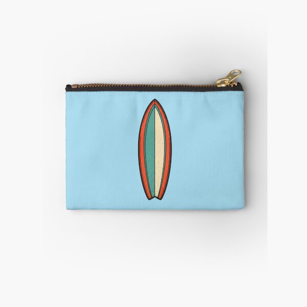 Item preview, Simple Retro Orange and Blue Surfboard designed and sold by CriaCreative.