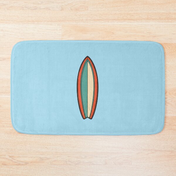 Item preview, Simple Retro Orange and Blue Surfboard designed and sold by CriaCreative.