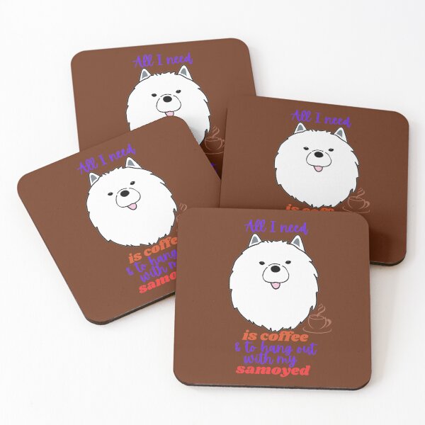 Item preview, All I Need is Coffee and to Hang Out With My Samoyed designed and sold by glowvim.