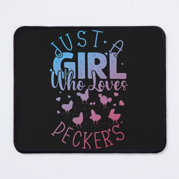 Item preview, Just a girl who loves Peckers Retro Vintage Chicken Lover Funny Saying designed and sold by REDDLINE.