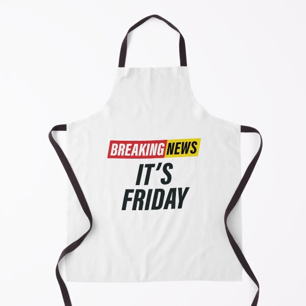 Item preview, Breaking News - it's Friday - Funny News Headline - Weekend Vibes designed and sold by Bleak Shirt.