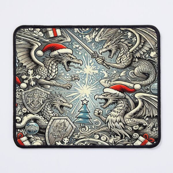 Item preview, Magical Christmas Showdown – Perfect Holiday Gift,Cadeau de vacances, Regalo de vacaciones, Festtagsgeschenk designed and sold by Imaginarium of Chaos falcon88 .