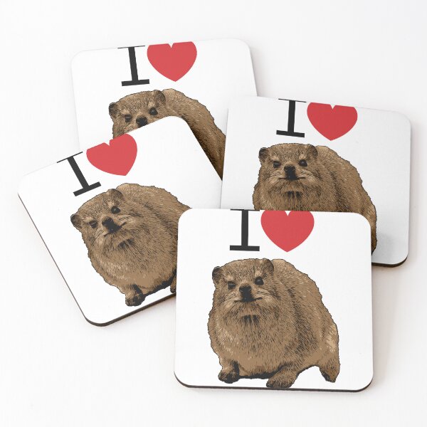 Item preview, I love Rock Hyrax | I love Daisies | I love Rock Rabbit | I love Hyrax designed and sold by TonyWSmith.