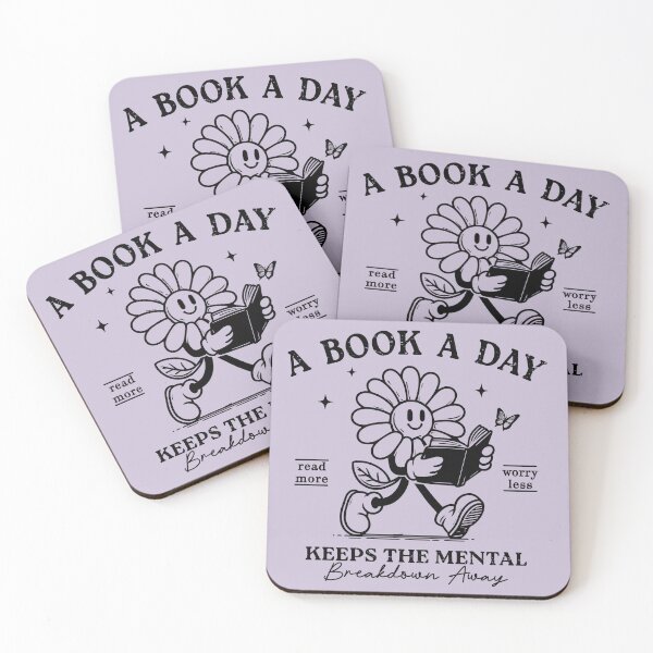 Item preview, Un libro al día mantiene alejado el colapso mental designed and sold by ScorpioSunStudio.