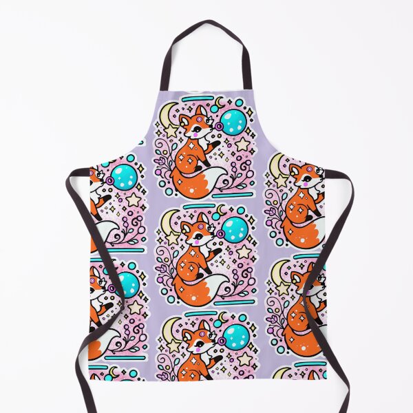 Item preview, Whimsical Celestial Fox – Vibrant Cosmic Dreams Art designed and sold by CritterManiaUK.
