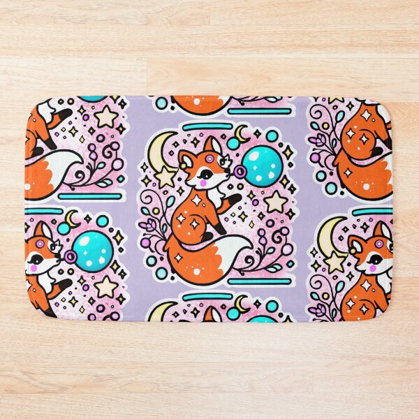 Item preview, Whimsical Celestial Fox – Vibrant Cosmic Dreams Art designed and sold by CritterManiaUK.