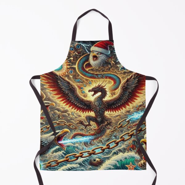 Item preview, Christmas Dragon Clash – Perfect Holiday Gift,Cadeau de vacances, Regalo de vacaciones, Festtagsgeschenk designed and sold by Imaginarium of Chaos falcon88 .
