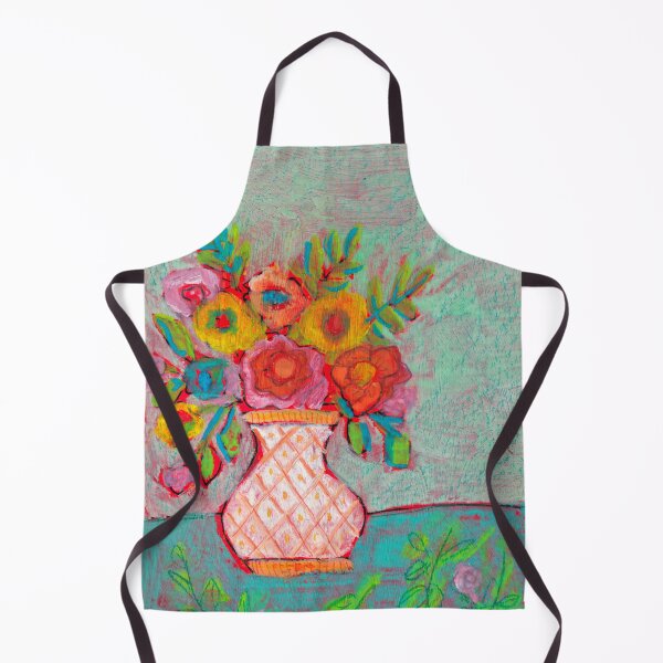 Item preview, Vibrant Floral Bouquet in Pastel Vase – Colorful Abstract Art Blossoms of Joy Sketchbook Tour Brenda Knoll designed and sold by Brenda  Knoll.