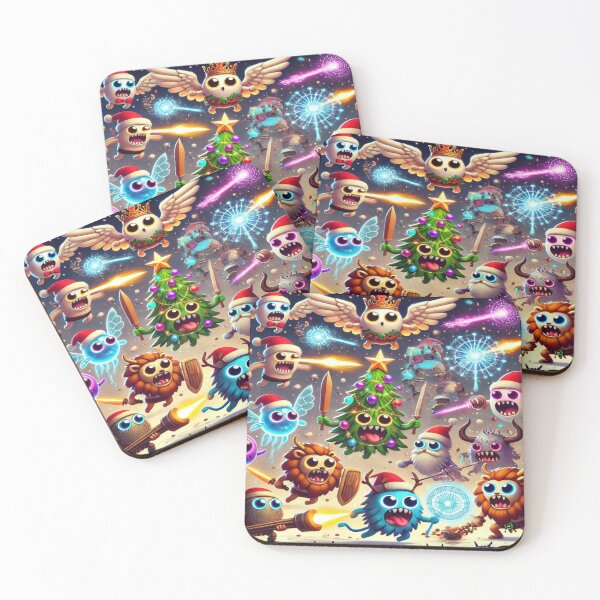 Item preview, Warriors of Festive Power – Perfect Holiday Gift,Cadeau de vacances, Regalo de vacaciones, Festtagsgeschenk designed and sold by Imaginarium of Chaos falcon88 .