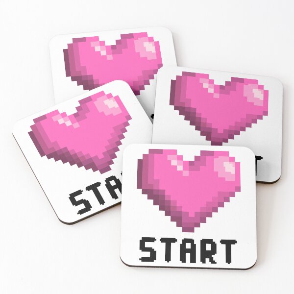 Item preview, Pixelated Pink Heart - Retro Gaming  designed and sold by Fikuall.