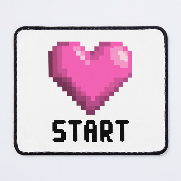Item preview, Pixelated Pink Heart - Retro Gaming  designed and sold by Fikuall.