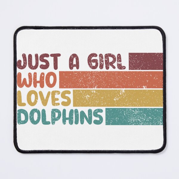 Item preview, Dolphin Funny Just a Girl Who Loves Dolphins designed and sold by REDDLINE.