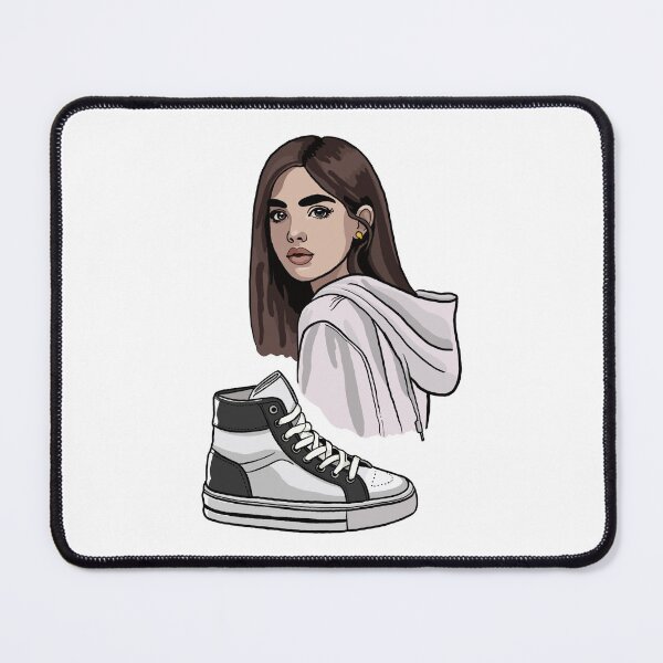 Item preview, Girl with a gray hoodie and a gray sneaker designed and sold by Sneakerlike.