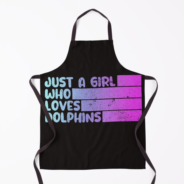 Item preview, Dolphin Funny Just a Girl Who Loves Dolphins designed and sold by REDDLINE.
